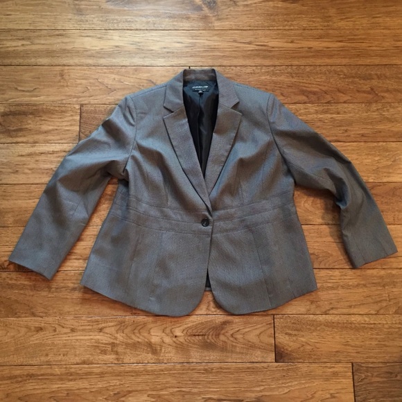 Jones New York Jackets & Blazers - Jones New York Grey Striped Blazer